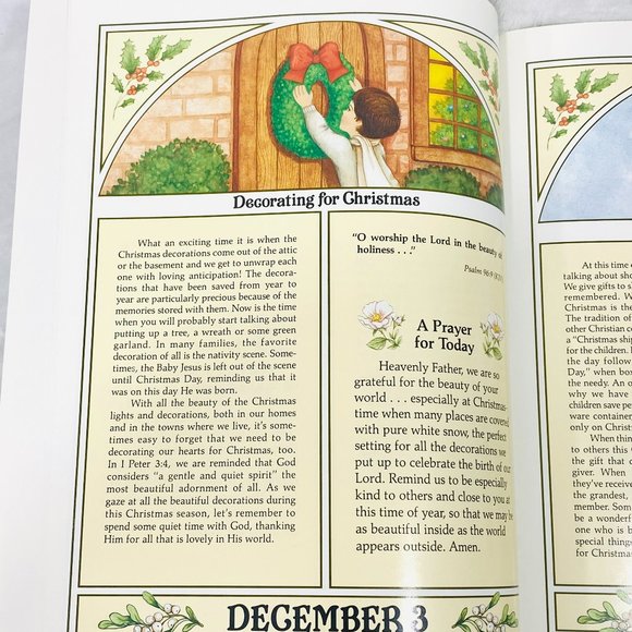 Rare "A Devotion A Day Unitl Christmas" Advent Calendar Booklet - Picture 3 of 6